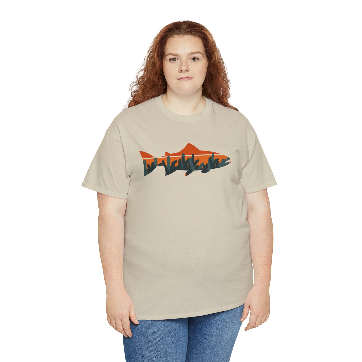 TROUT TEE-Unisex Heavy Cotton Tee