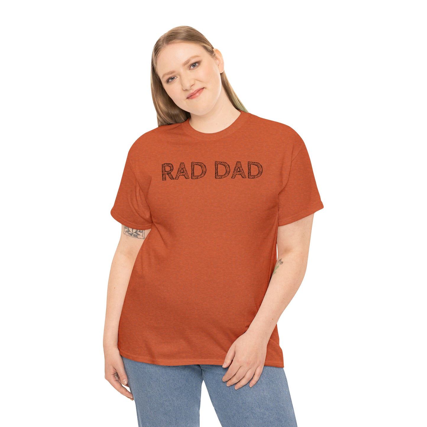 RAD DAD TEE-Unisex Heavy Cotton Tee