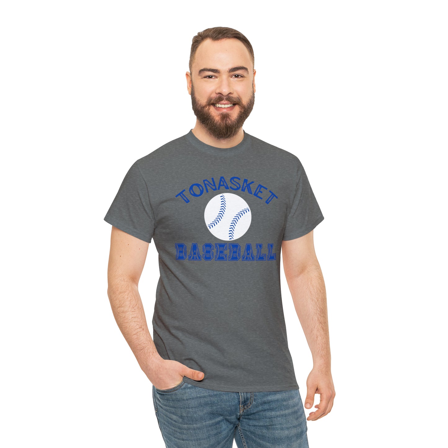 TONASKET BASEBALL-Unisex Heavy Cotton Tee