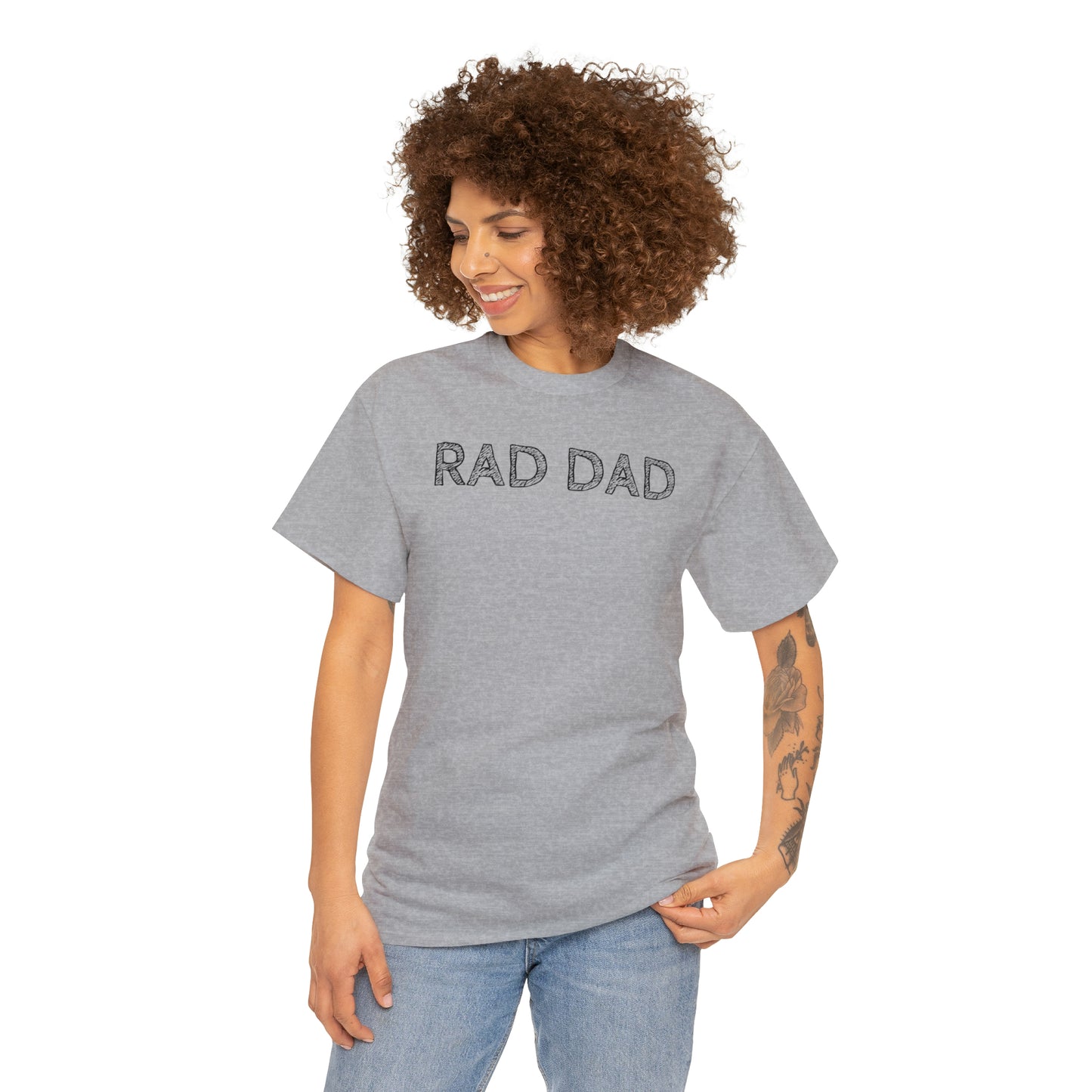 RAD DAD TEE-Unisex Heavy Cotton Tee