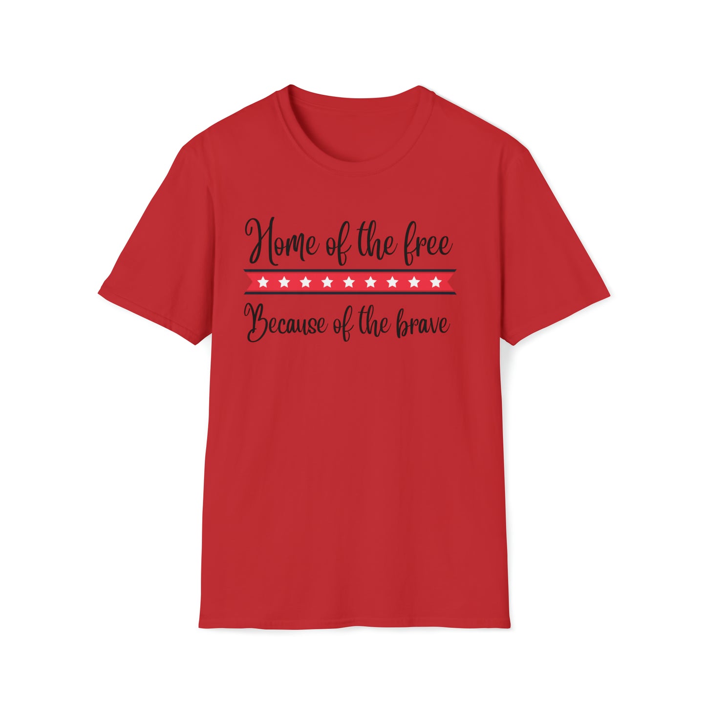 HOME OF THE FREE-Unisex Softstyle T-Shirt