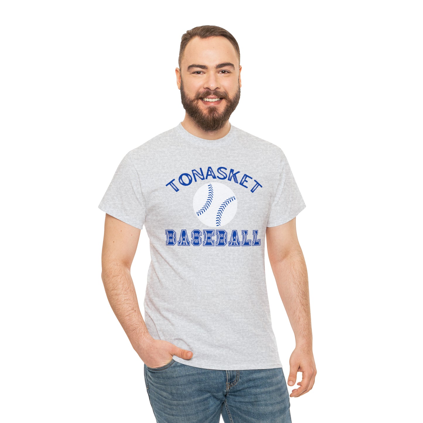 TONASKET BASEBALL-Unisex Heavy Cotton Tee