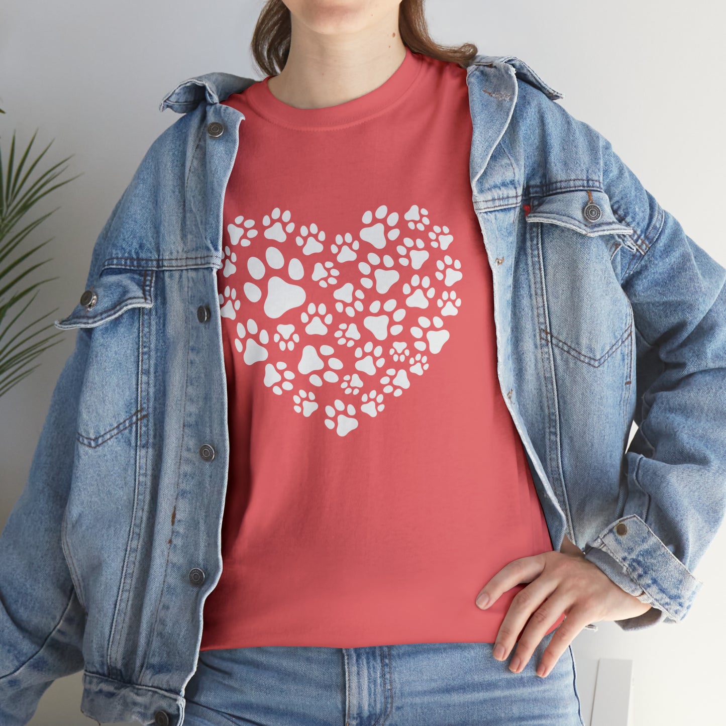 HEART OF PAWS-Unisex Heavy Cotton Tee