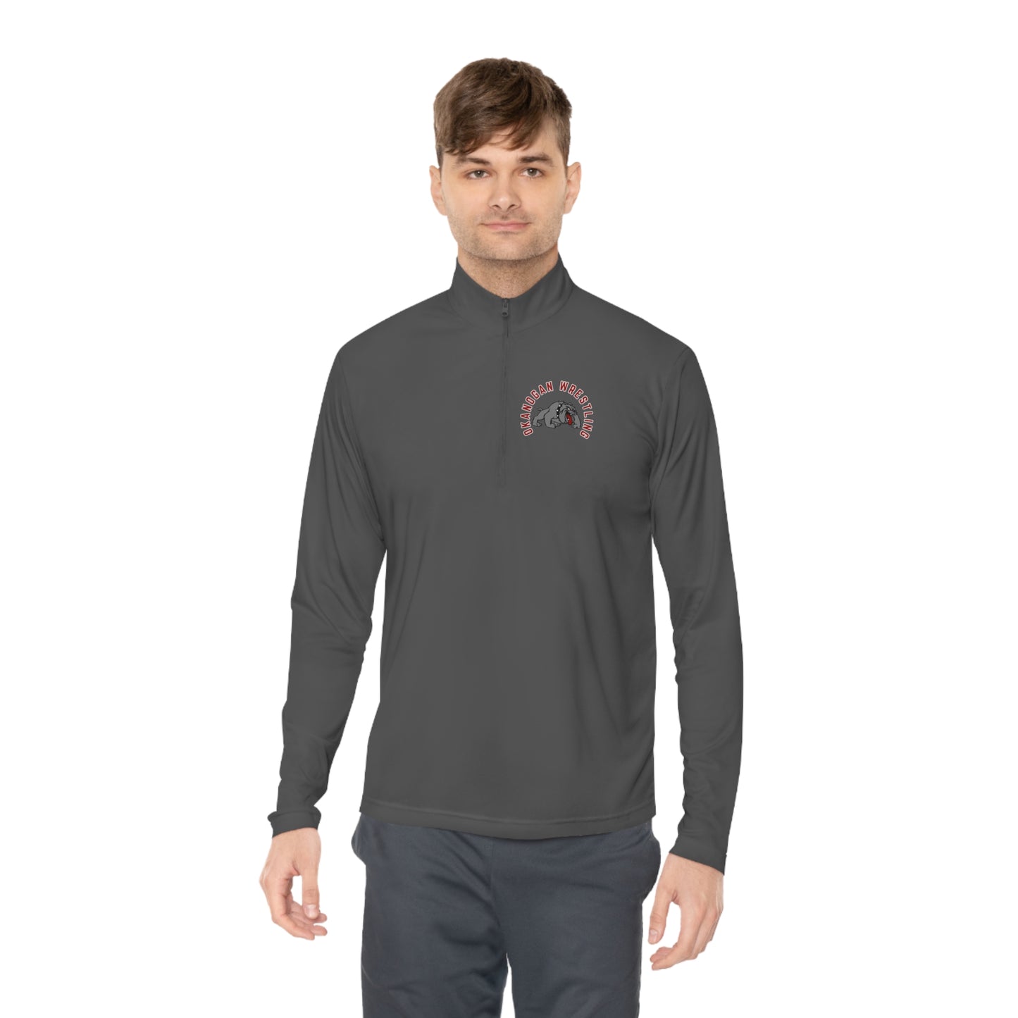 OKANOGAN WRESTLING Unisex Quarter-Zip Pullover