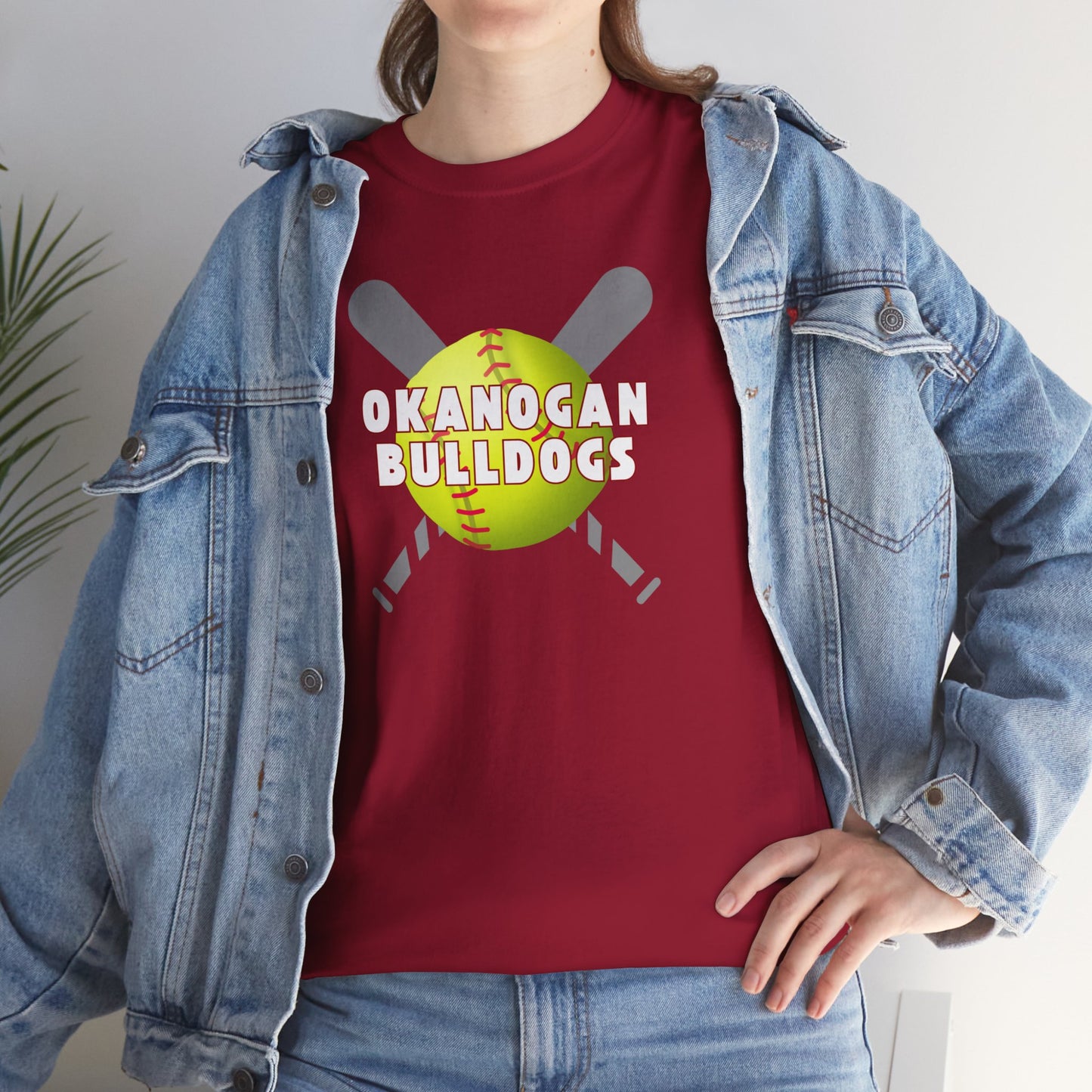 OKANOGAN SOFTBALL-Unisex Heavy Cotton Tee