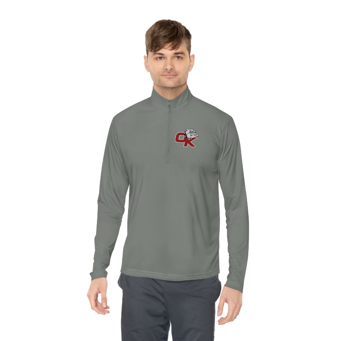 OK BULLDOGS Unisex Quarter-Zip Pullover