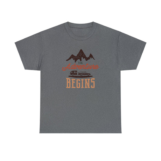 ADVENTURE TEE-Unisex Heavy Cotton Tee