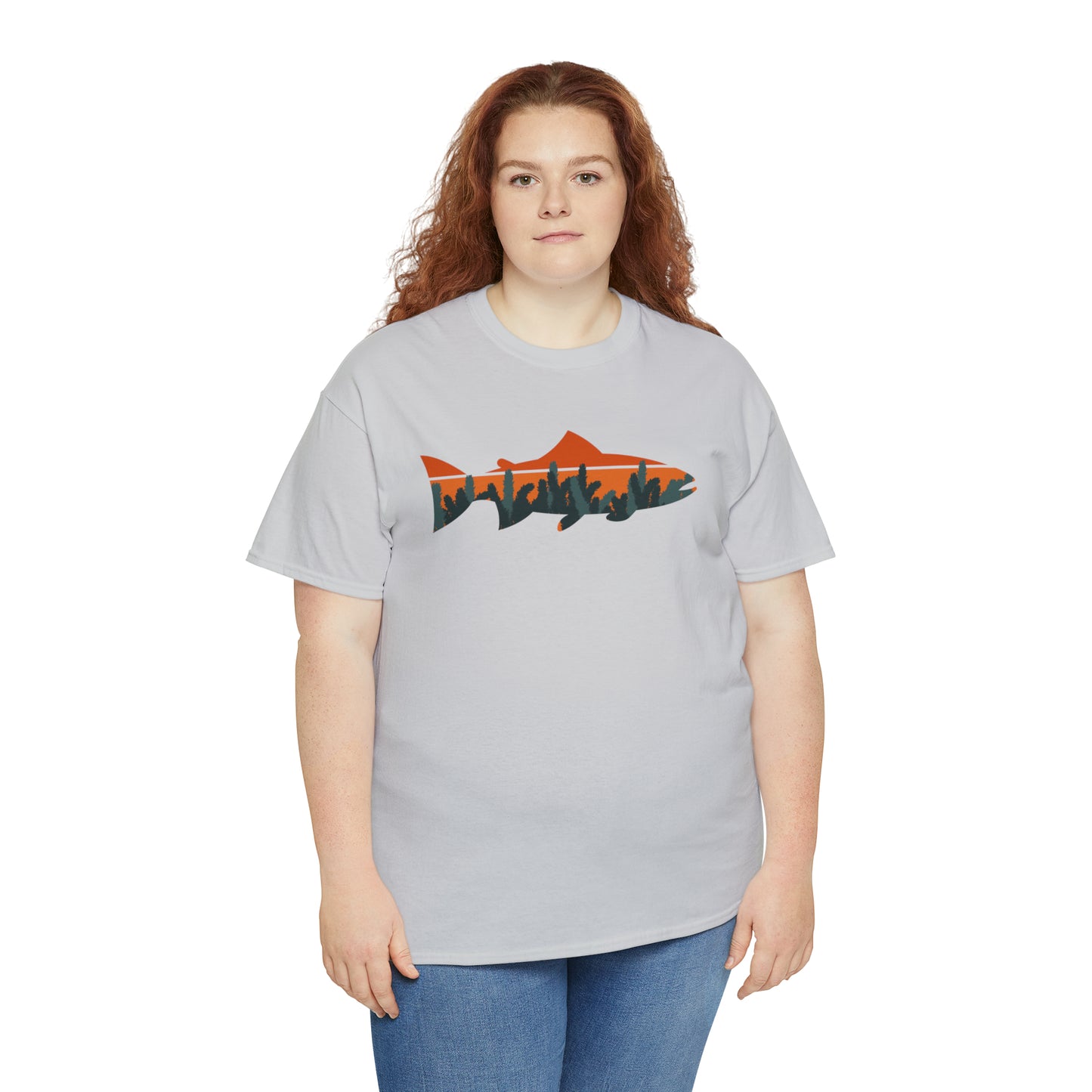 TROUT TEE-Unisex Heavy Cotton Tee