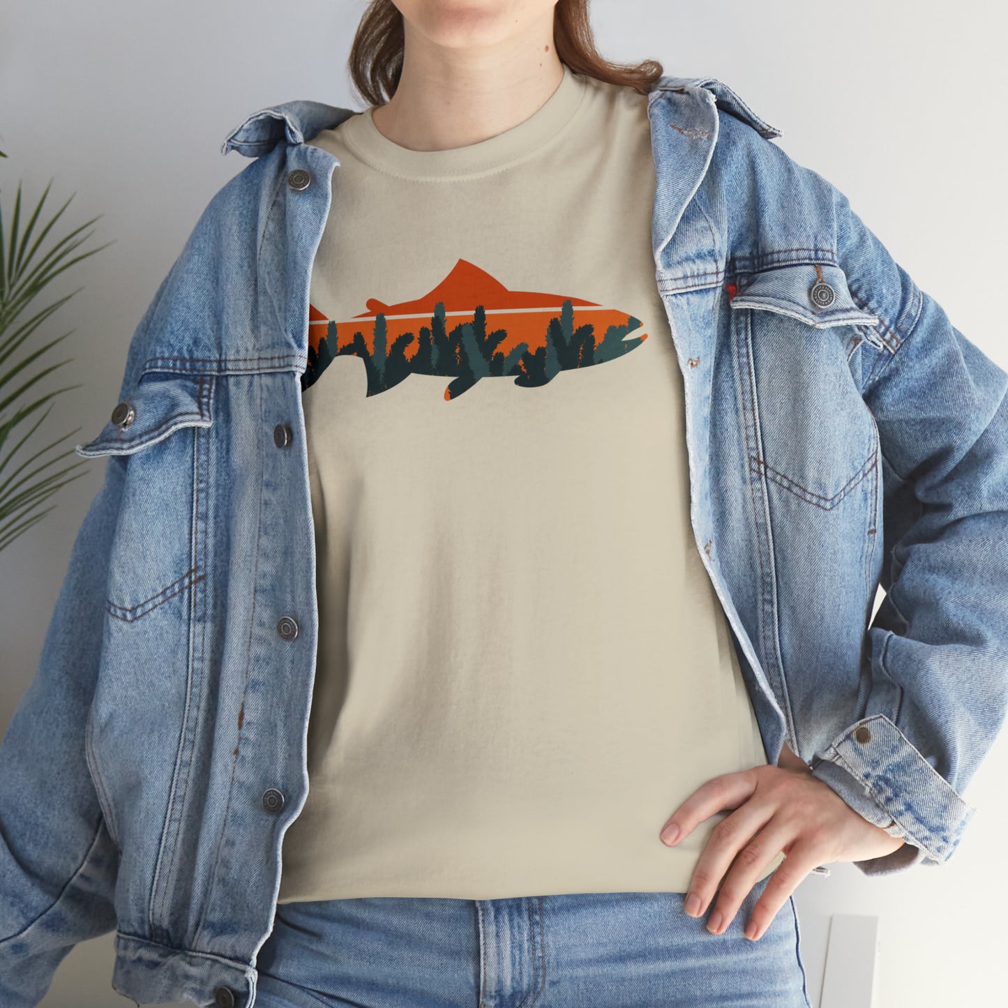 TROUT TEE-Unisex Heavy Cotton Tee