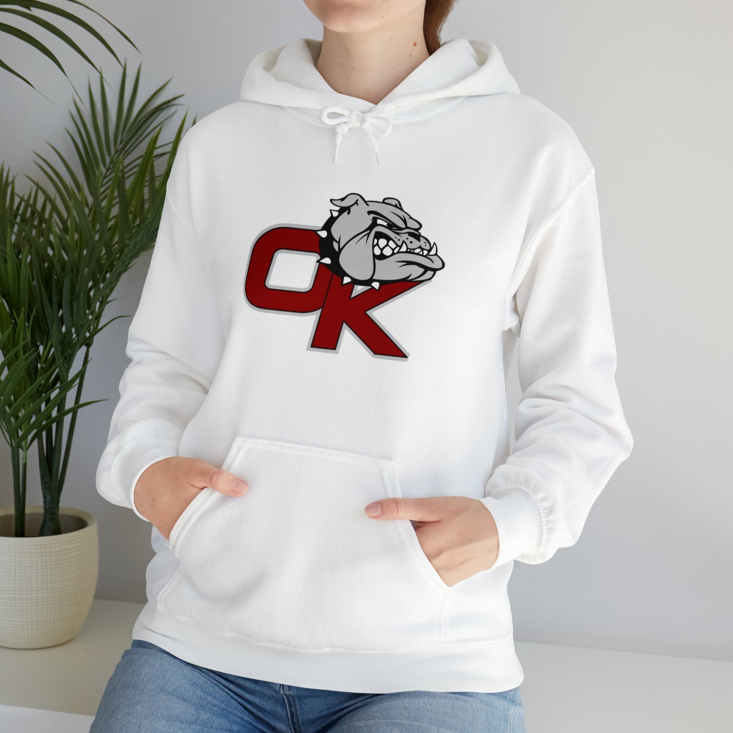 OK BULLDOGS-Unisex Heavy Blend™ Hooded Sweatshirt