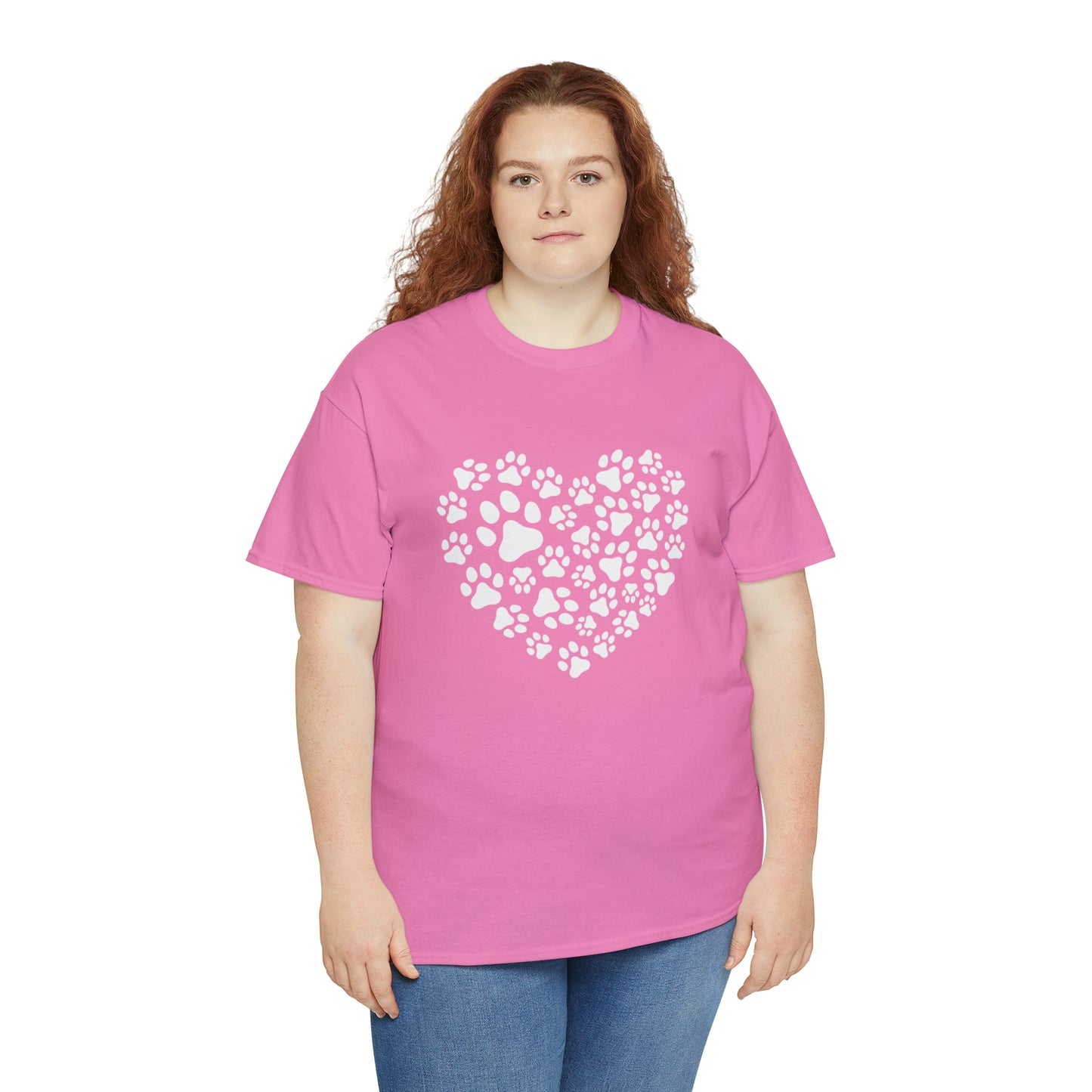 HEART OF PAWS-Unisex Heavy Cotton Tee