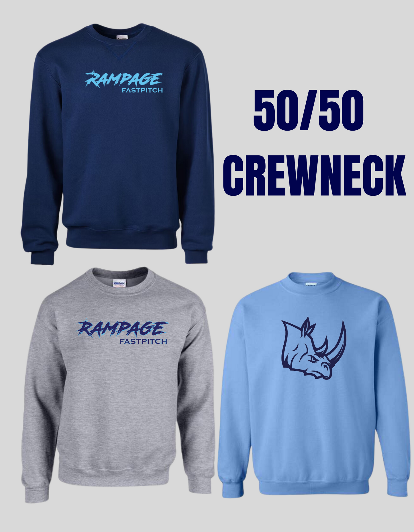 Rampage Fastpitch Crew Sweatshirt