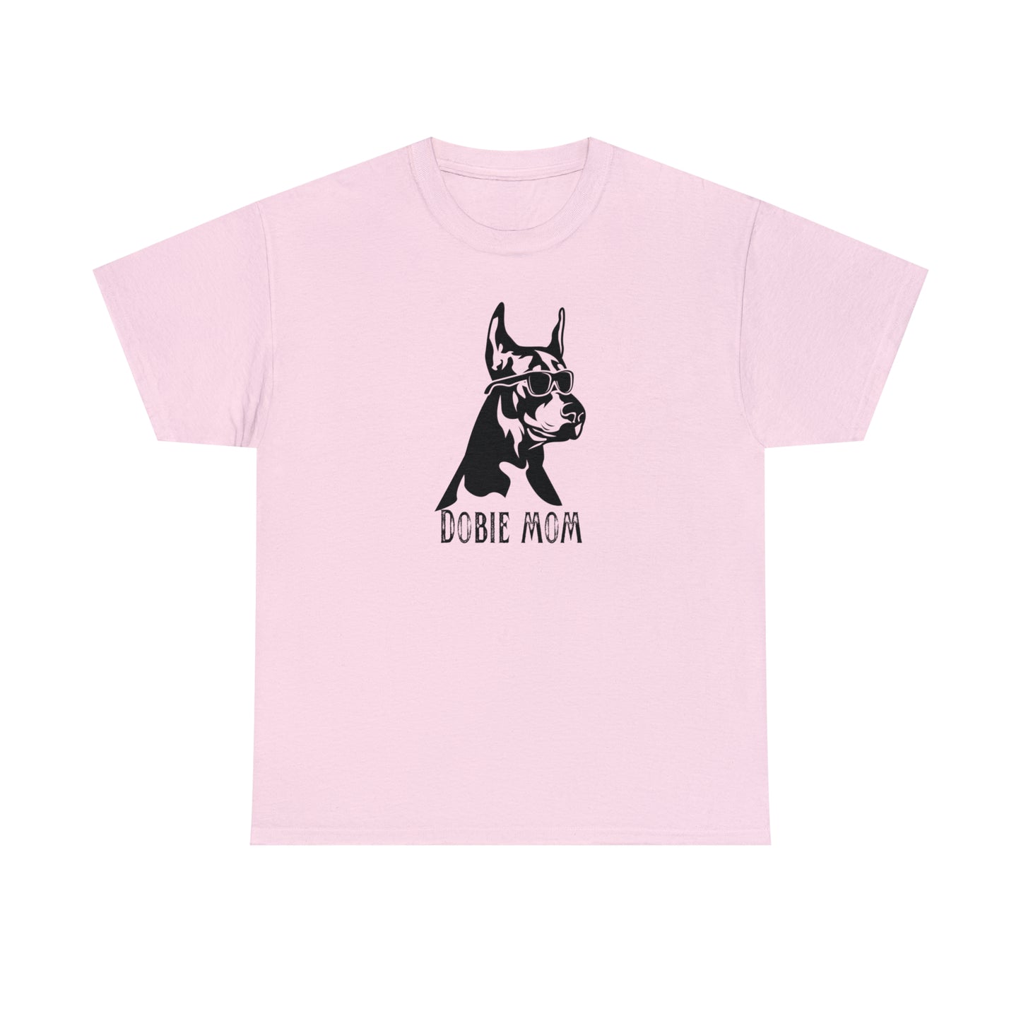 Dobie Mom Tee--Unisex Heavy Cotton Tee