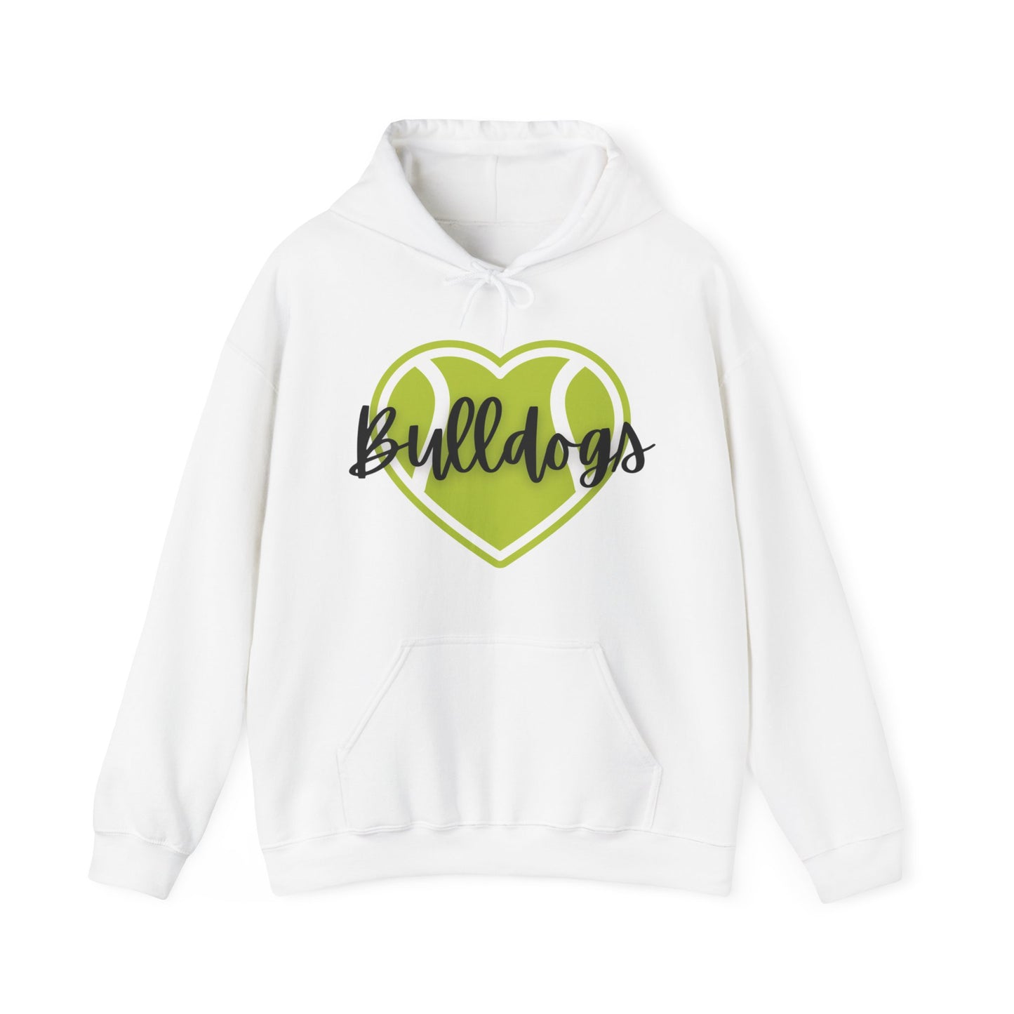 BULLDOGS TENNIS HEART Hoodie