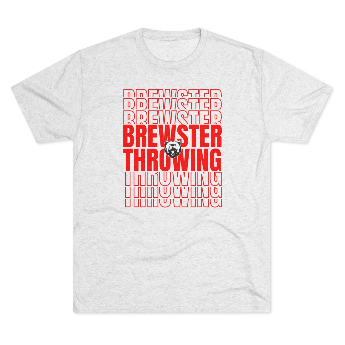 Brewster Throwing-CG4- Unisex Tri-Blend Crew Tee