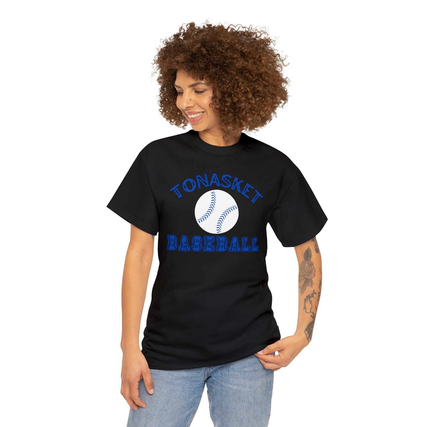 TONASKET BASEBALL-Unisex Heavy Cotton Tee