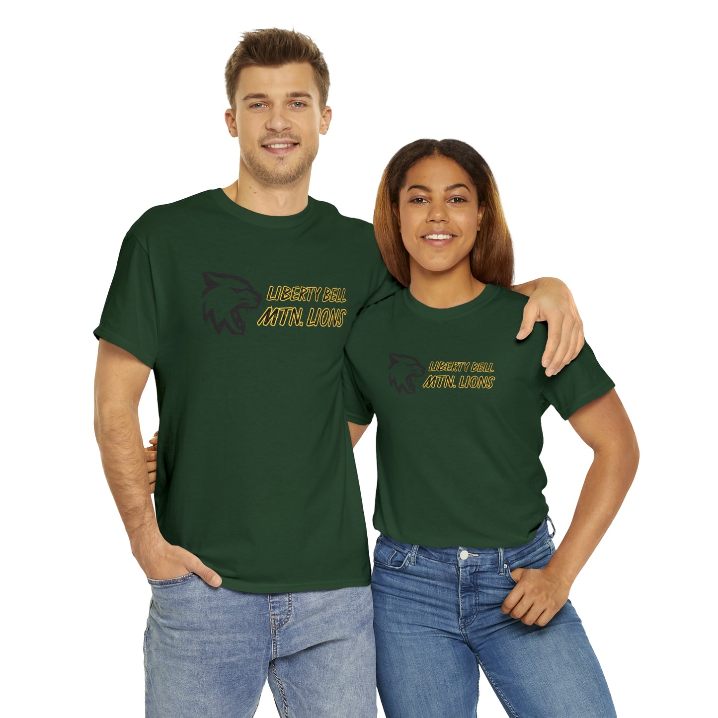 LIBERTY BELL MTN. LIONS-Unisex Heavy Cotton Tee