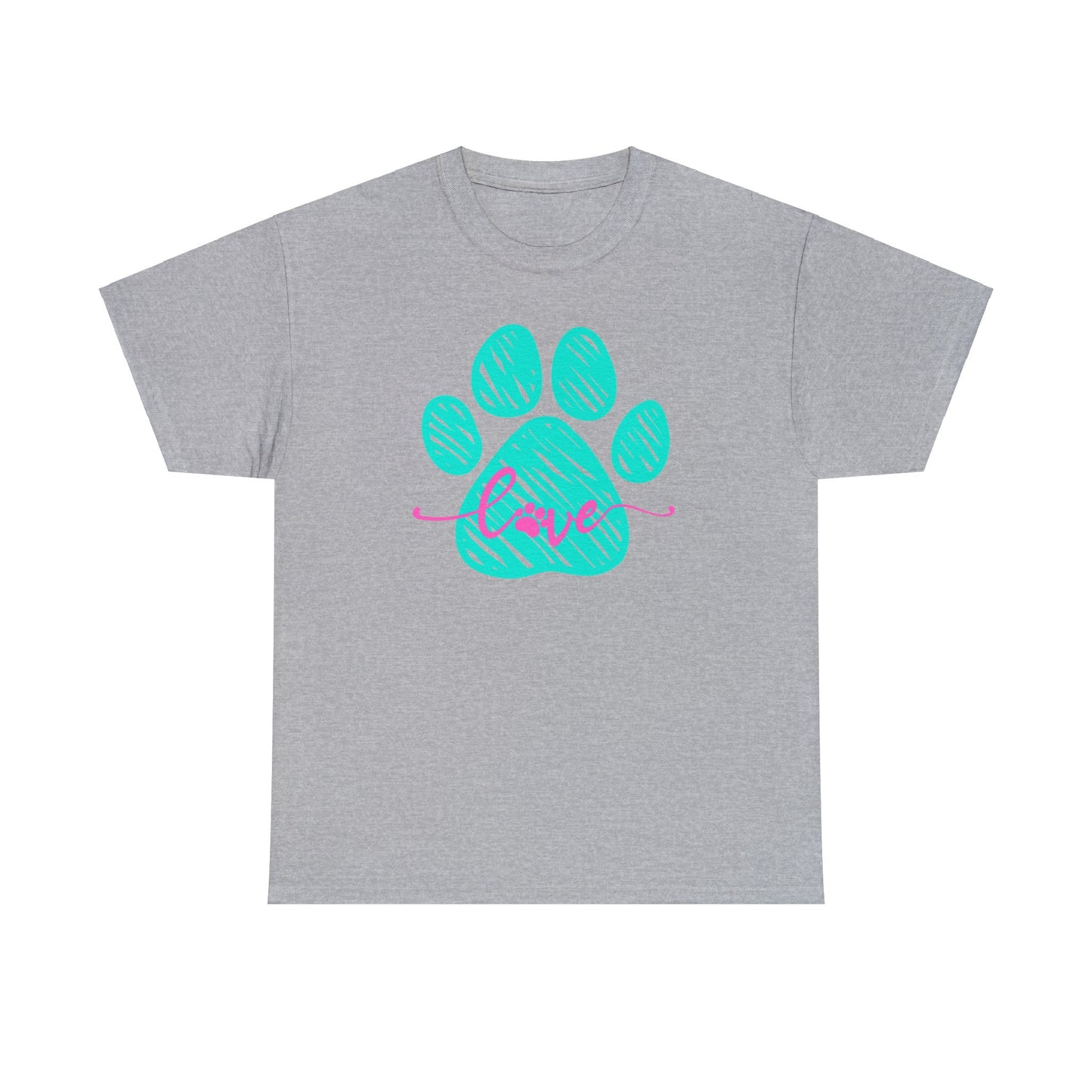 LOVE PAW TEE-Unisex Heavy Cotton Tee