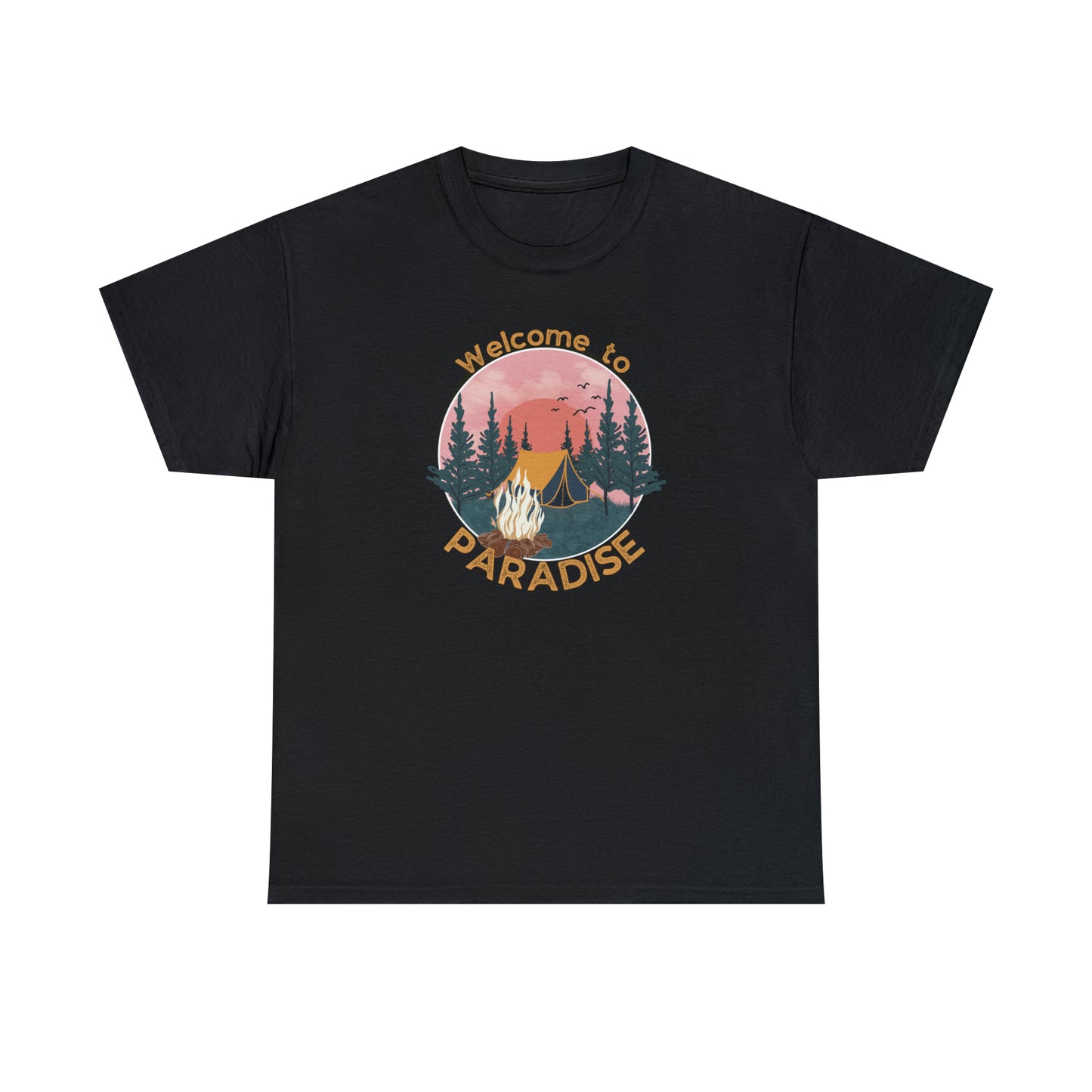 WELCOME TO PARADISE TEE-Unisex Heavy Cotton Tee