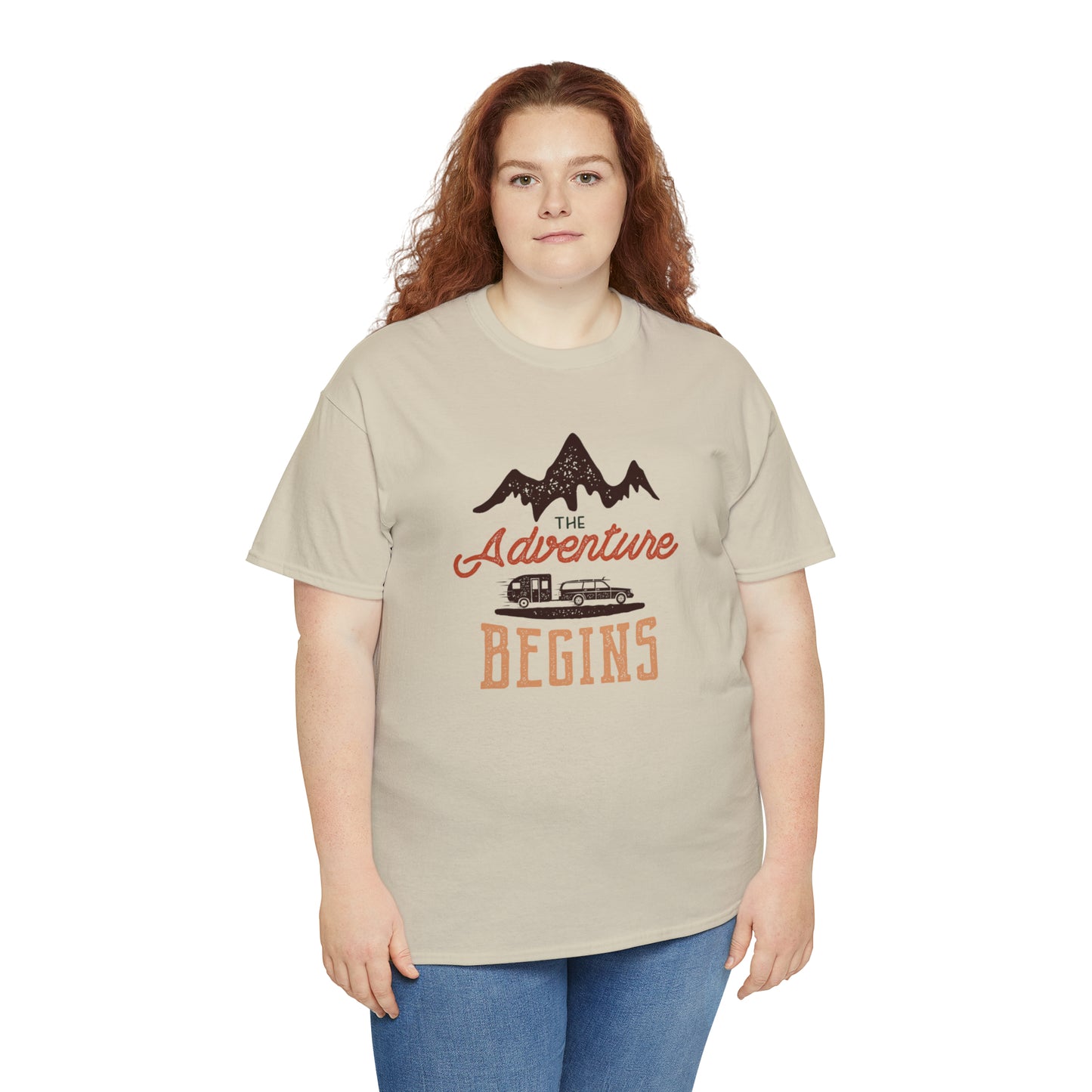 ADVENTURE TEE-Unisex Heavy Cotton Tee