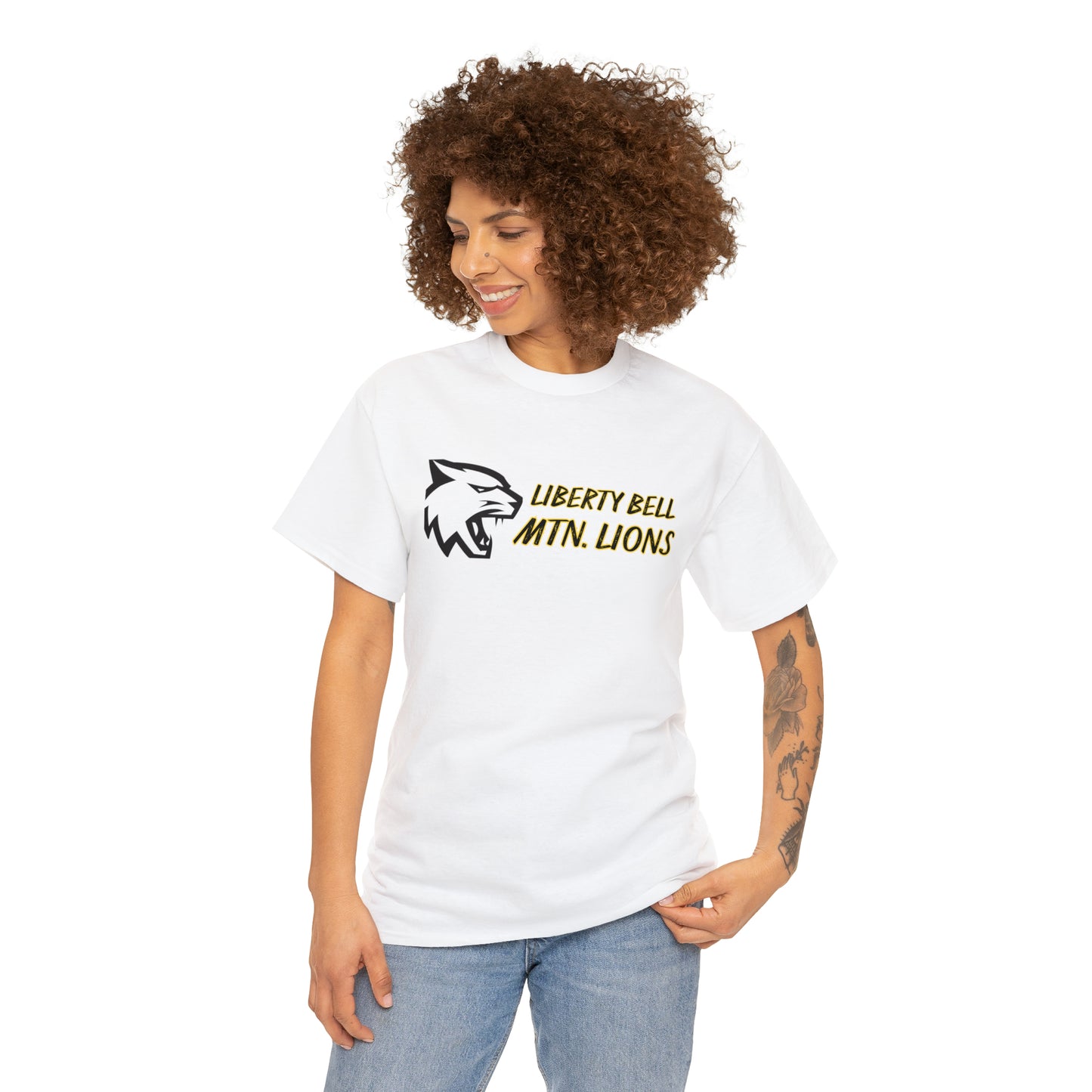 LIBERTY BELL MTN. LIONS-Unisex Heavy Cotton Tee