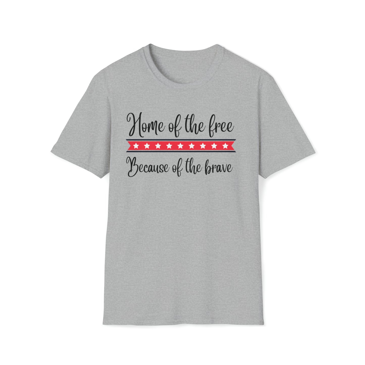 HOME OF THE FREE-Unisex Softstyle T-Shirt