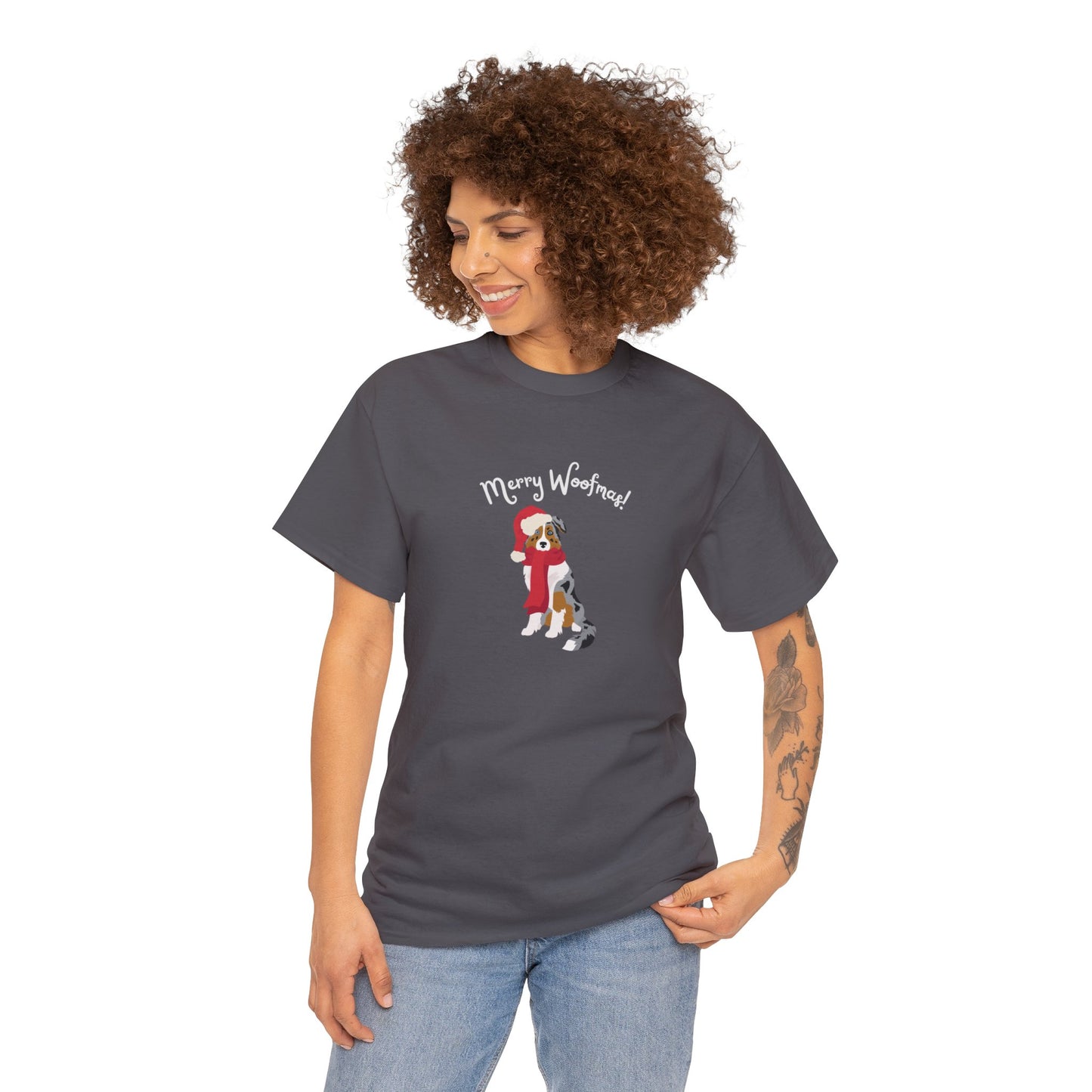 Merry Woofmas Heavy Cotton Tee