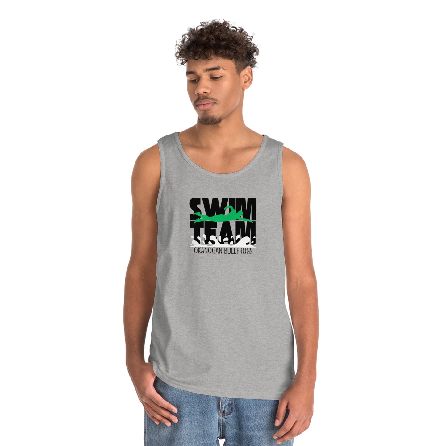 BULLFROGS SWIM TEAM TANK-Unisex Heavy Cotton Tank Top