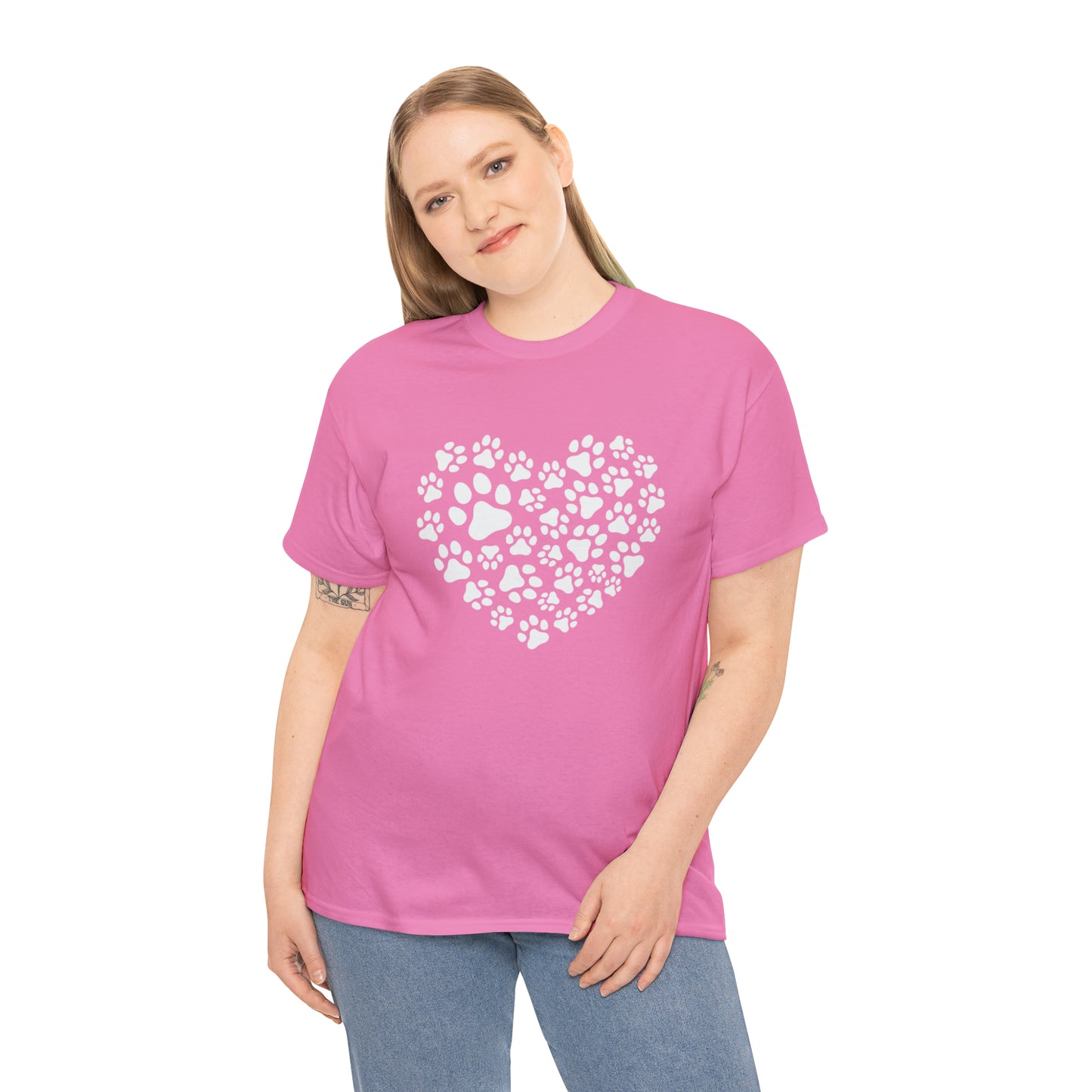 HEART OF PAWS-Unisex Heavy Cotton Tee