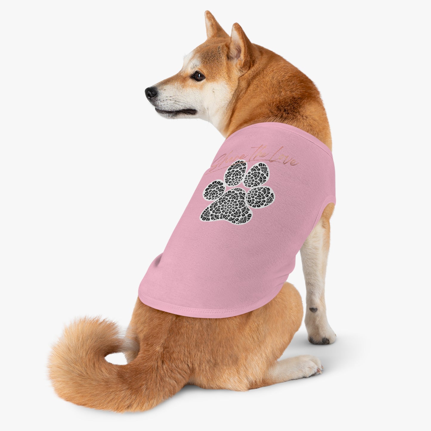 SHARE THE LOVE-PAW-Pet Tank Top