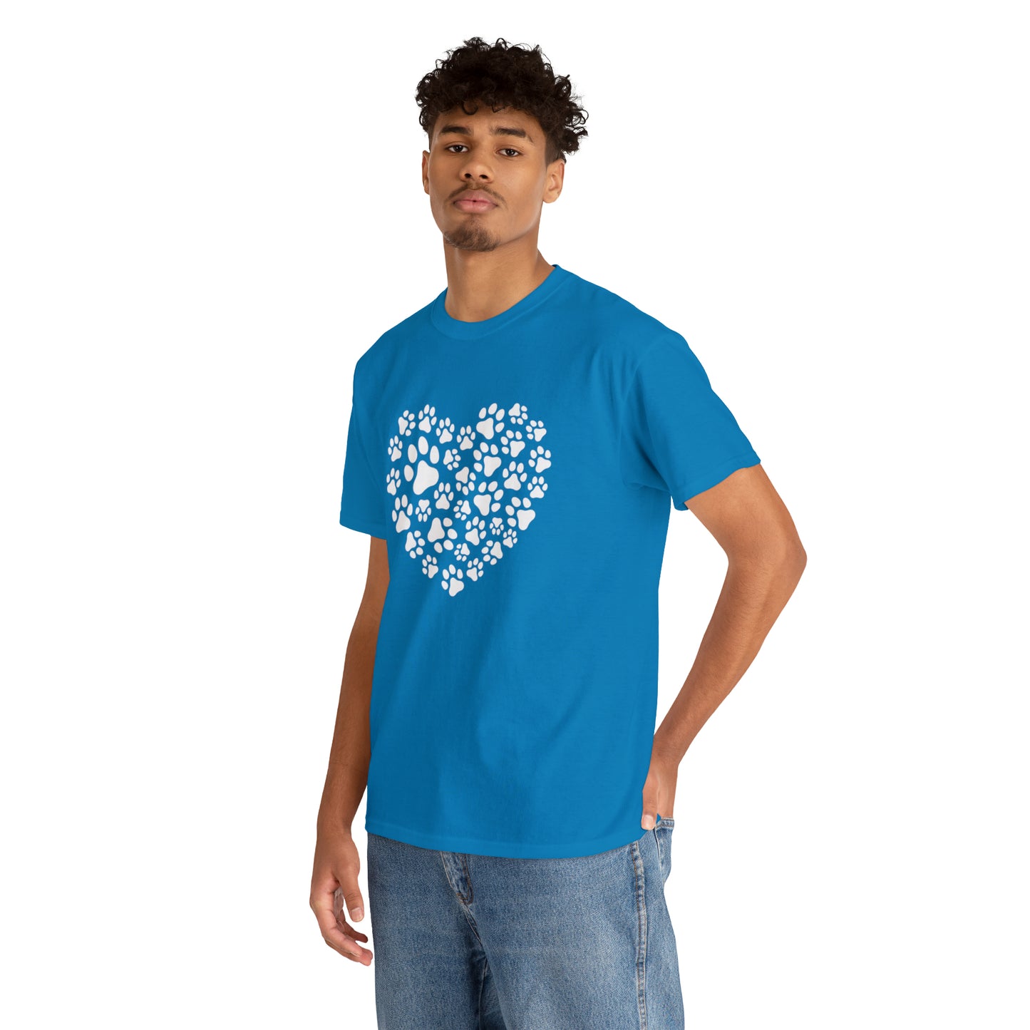 HEART OF PAWS-Unisex Heavy Cotton Tee