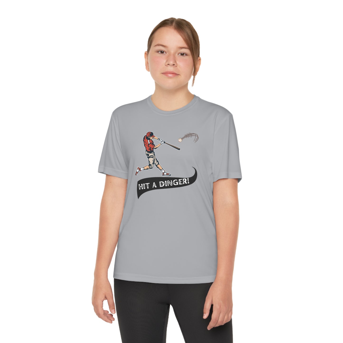 HIT A DINGER TEE--Youth Competitor Tee