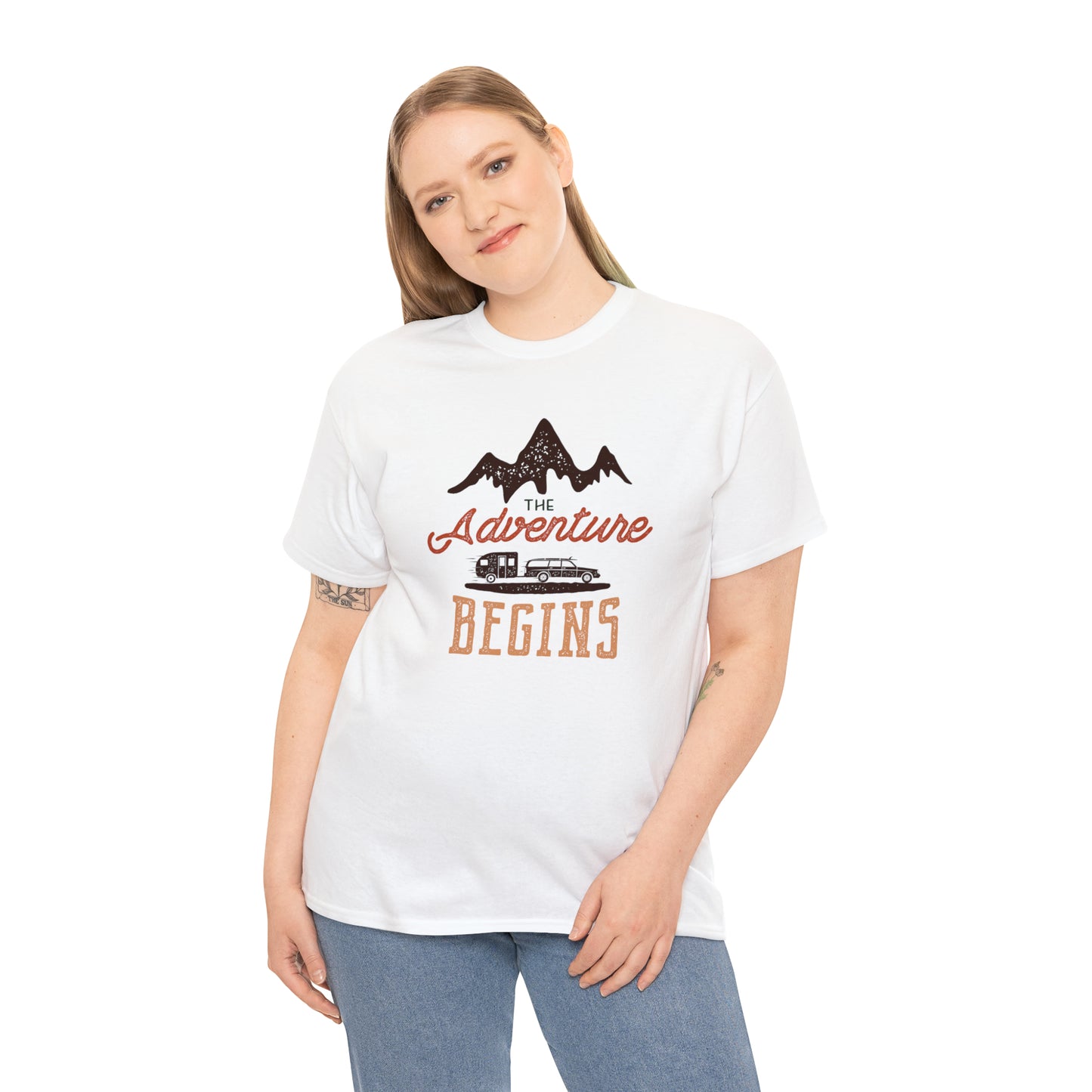 ADVENTURE TEE-Unisex Heavy Cotton Tee