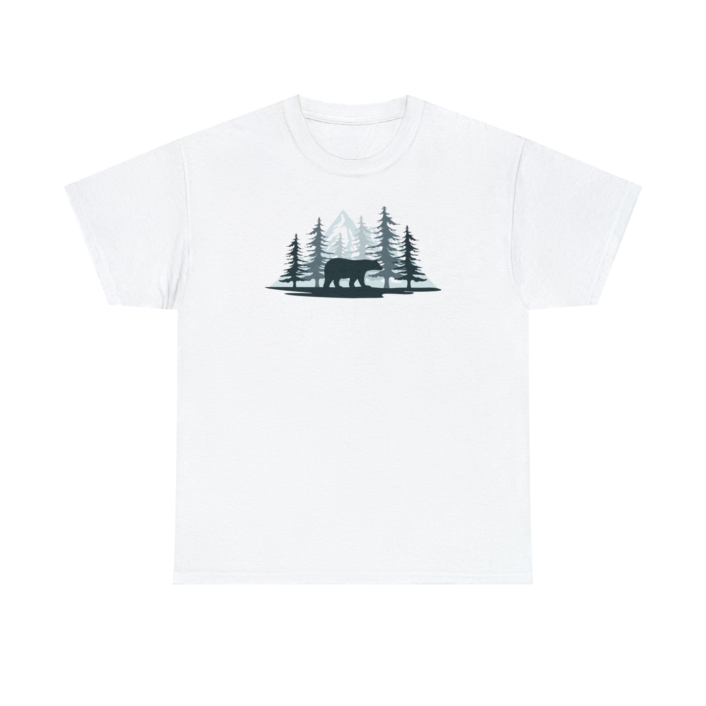 BEAR WOODS TEE-Unisex Heavy Cotton Tee