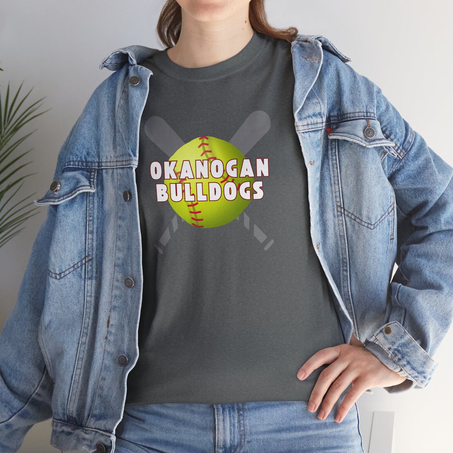 OKANOGAN SOFTBALL-Unisex Heavy Cotton Tee