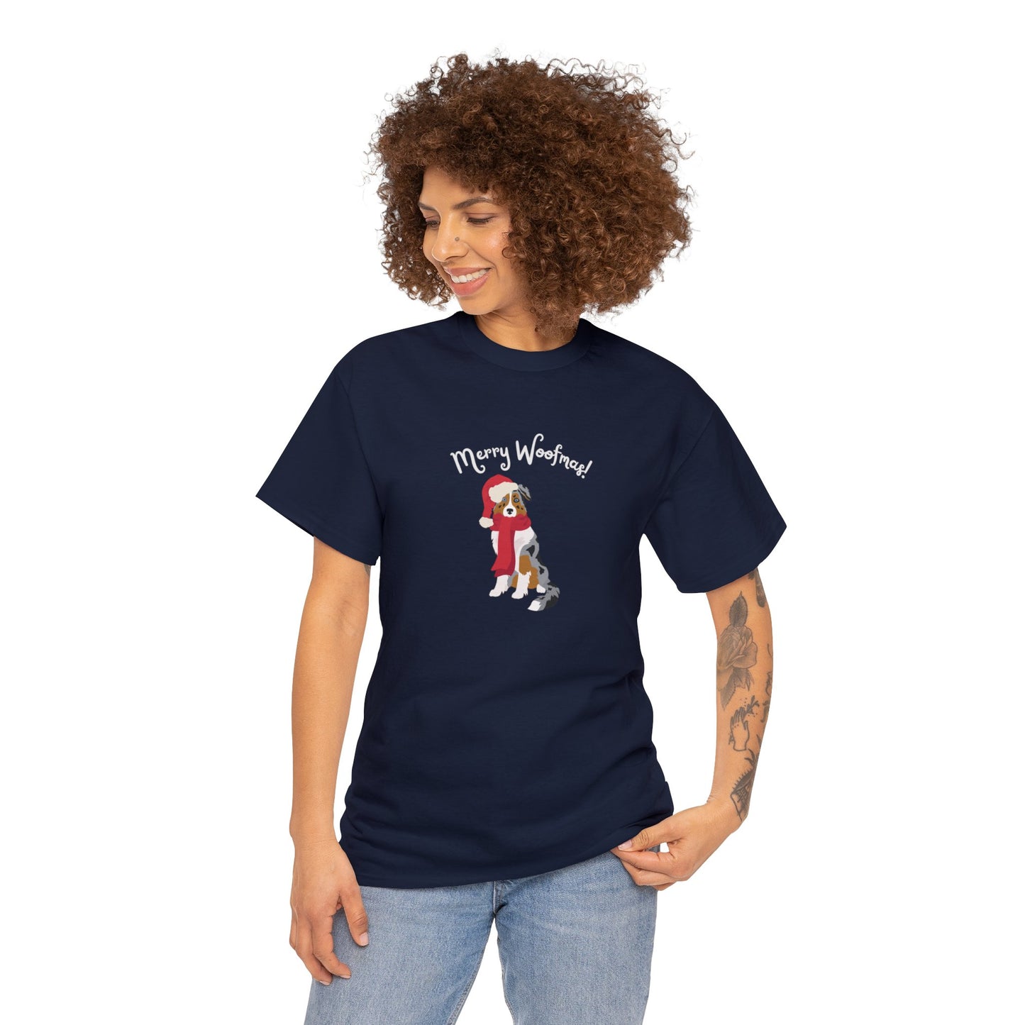 Merry Woofmas Heavy Cotton Tee