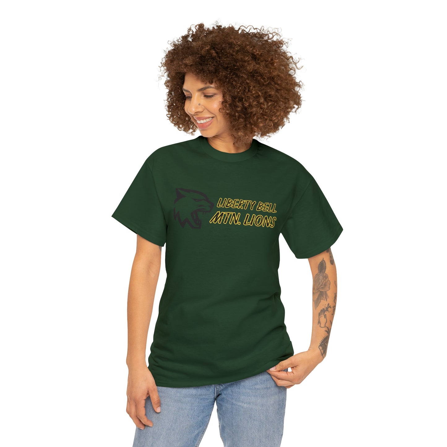 LIBERTY BELL MTN. LIONS-Unisex Heavy Cotton Tee