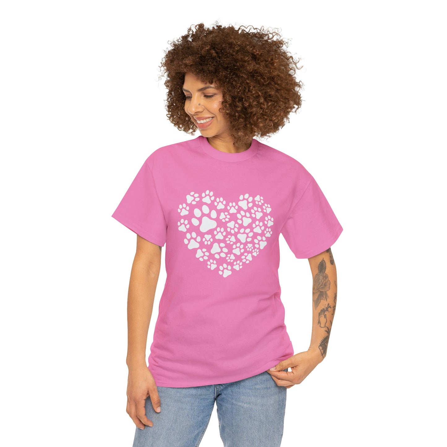 HEART OF PAWS-Unisex Heavy Cotton Tee