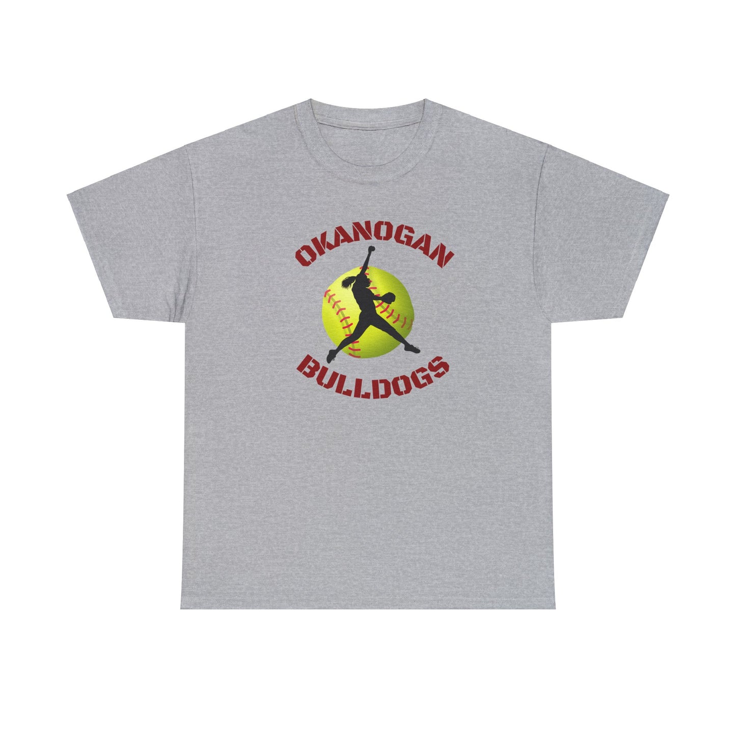 OK SOFTBALL PITCHER-Unisex Heavy Cotton Tee