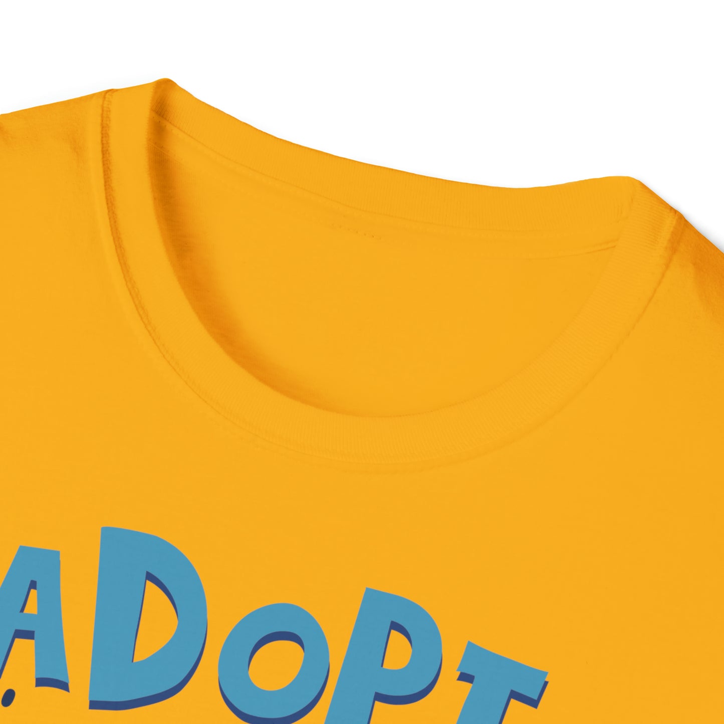 ADOPT DONT SHOP TEE-ALL PROCEEDS DONATED TO ANIMAL RESCUE!