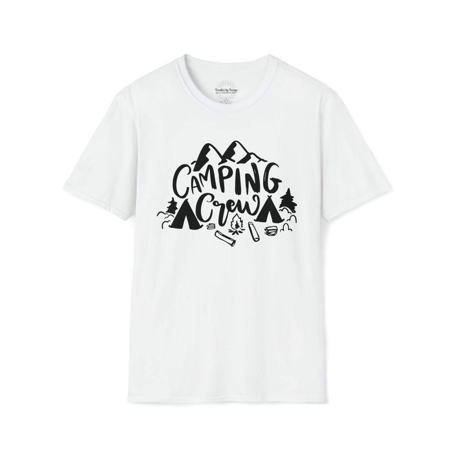 CAMPING CREW TEE-Unisex Softstyle T-Shirt