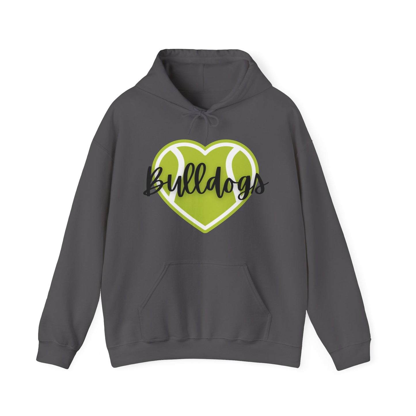 BULLDOGS TENNIS HEART Hoodie