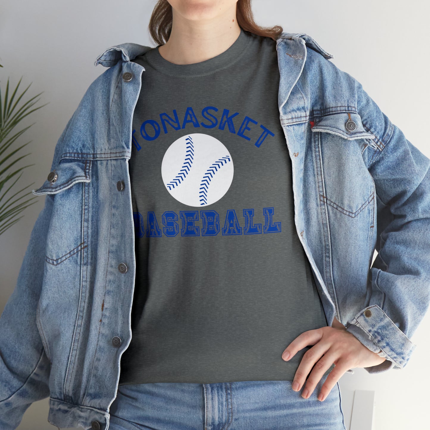 TONASKET BASEBALL-Unisex Heavy Cotton Tee