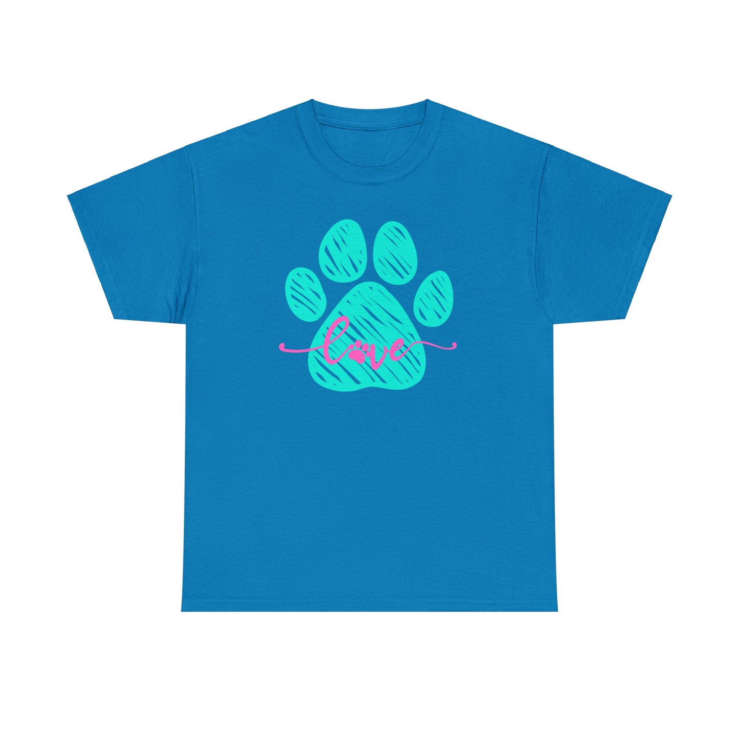 LOVE PAW TEE-Unisex Heavy Cotton Tee