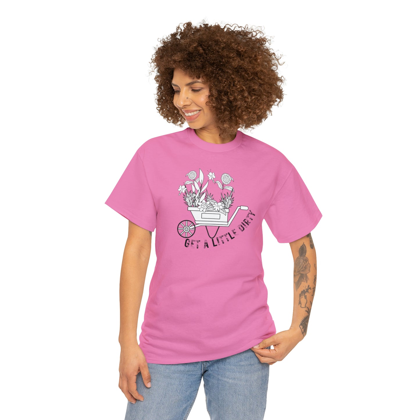 GARDEN GET DIRTY TEE-Unisex Heavy Cotton Tee