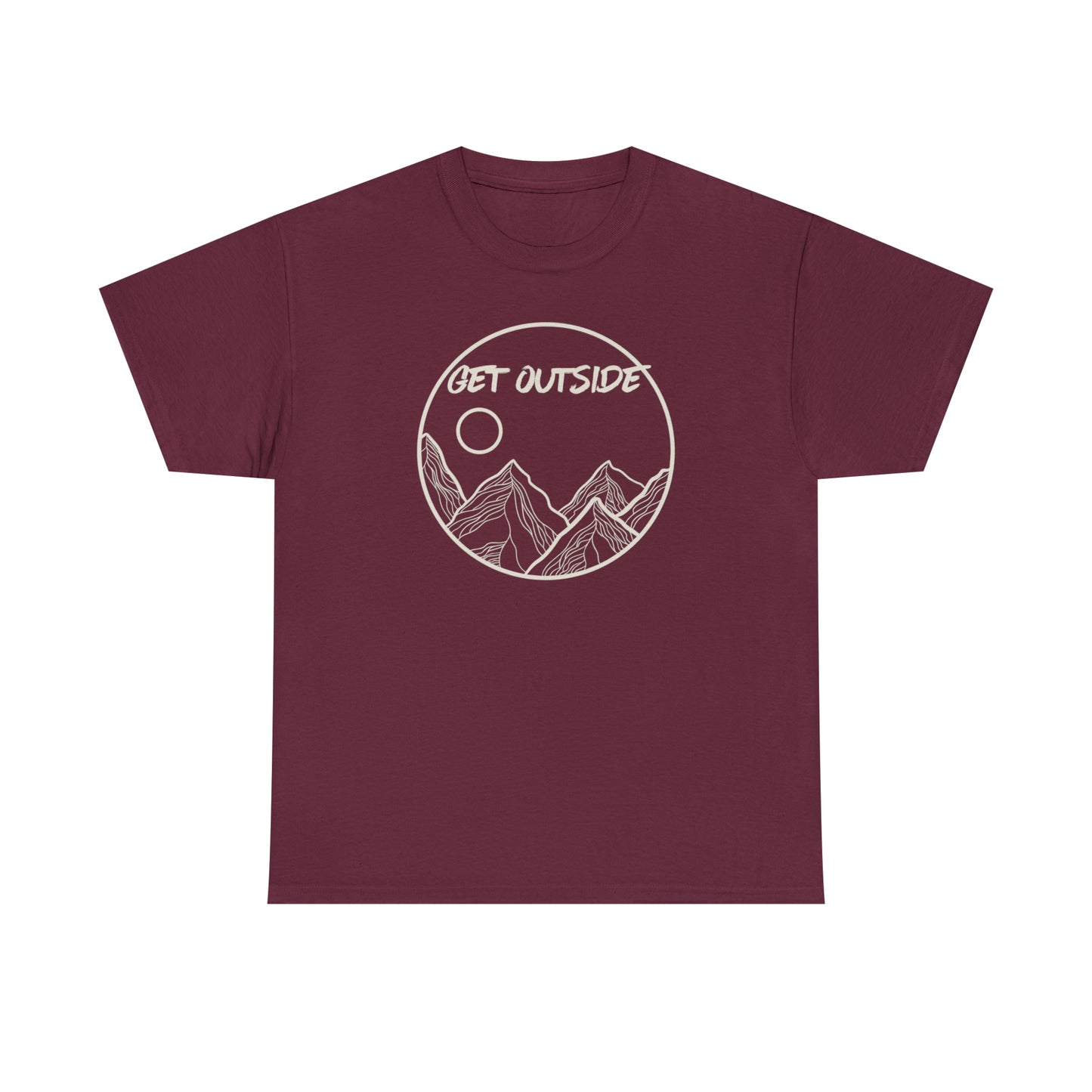 GET OUTSIDE TEE-Unisex Heavy Cotton Tee