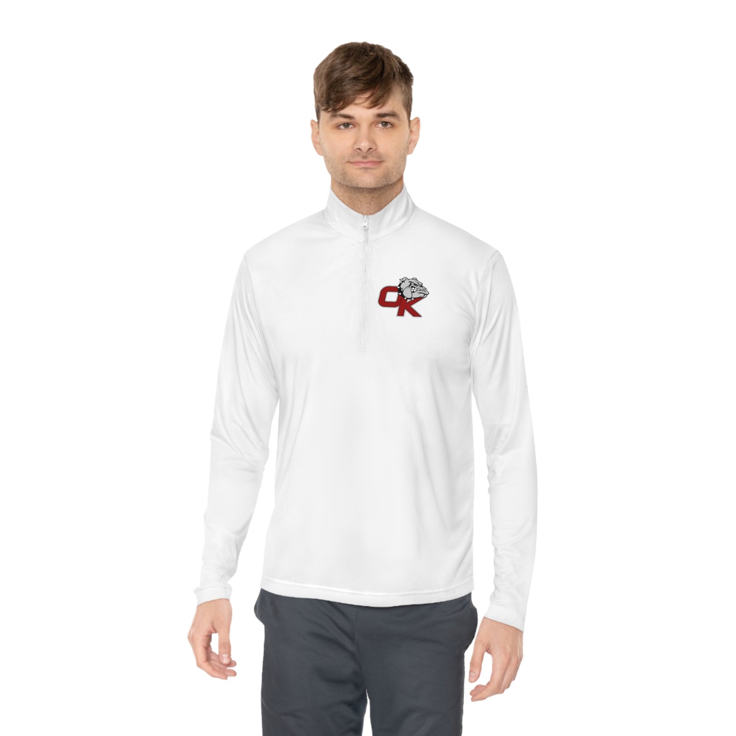 OK BULLDOGS Unisex Quarter-Zip Pullover