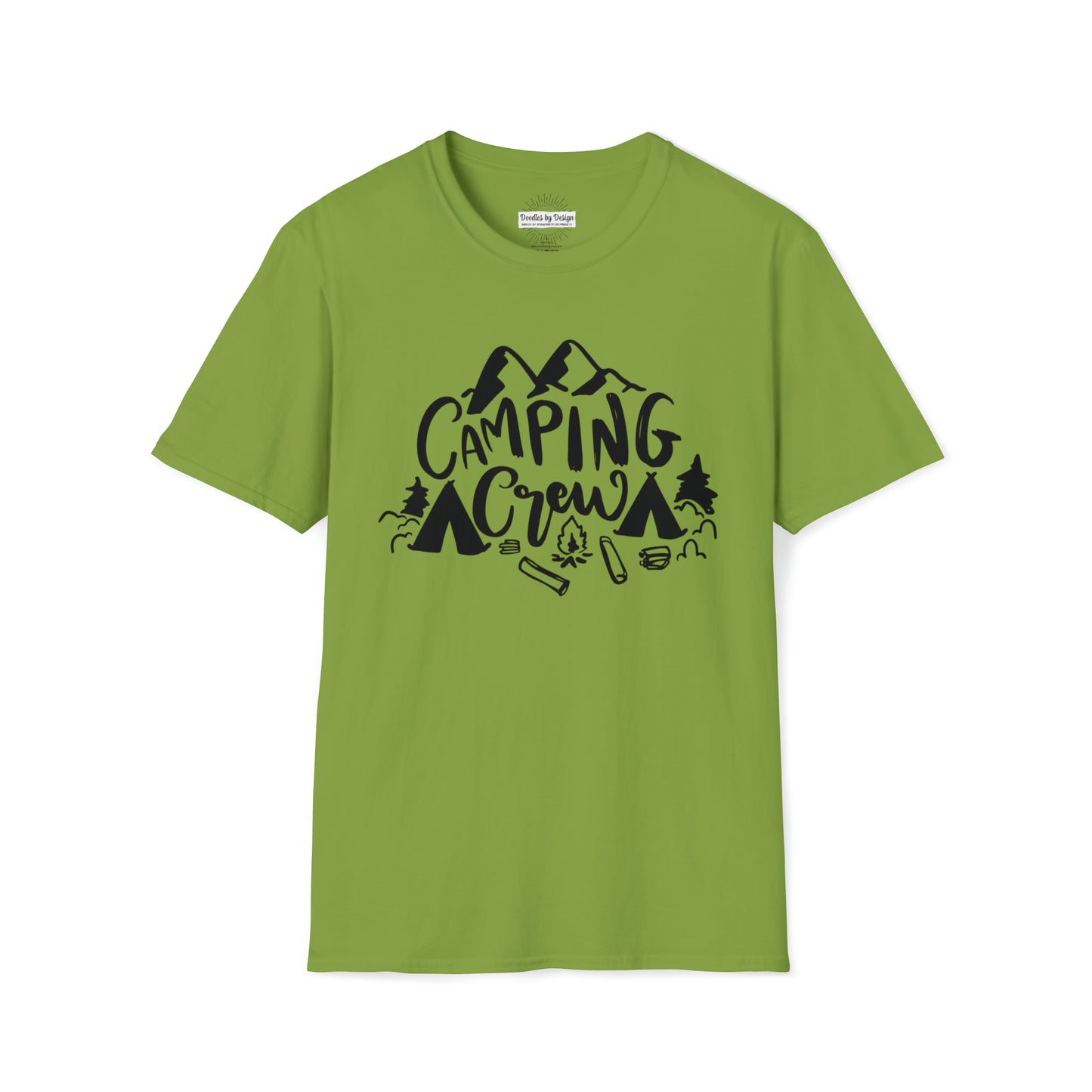 CAMPING CREW TEE-Unisex Softstyle T-Shirt