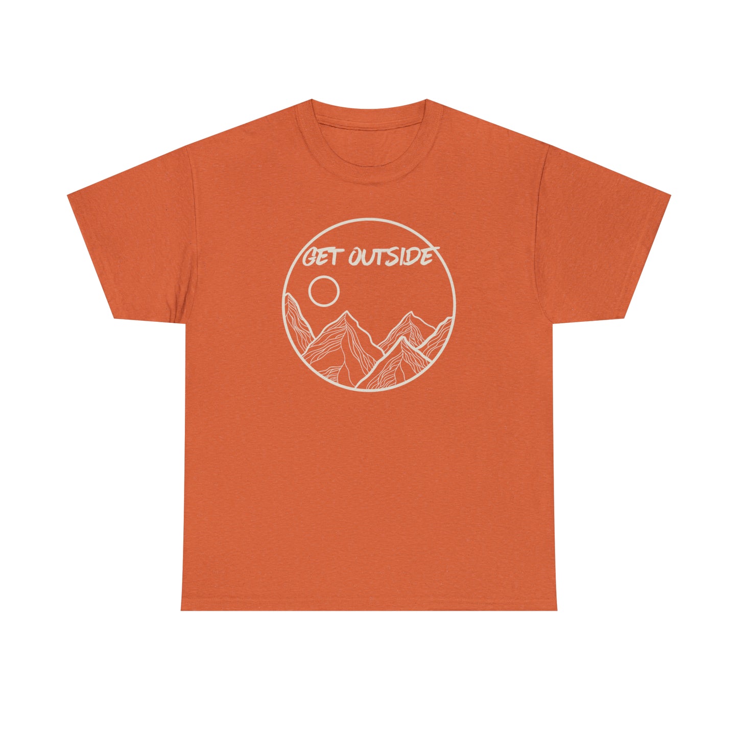 GET OUTSIDE TEE-Unisex Heavy Cotton Tee