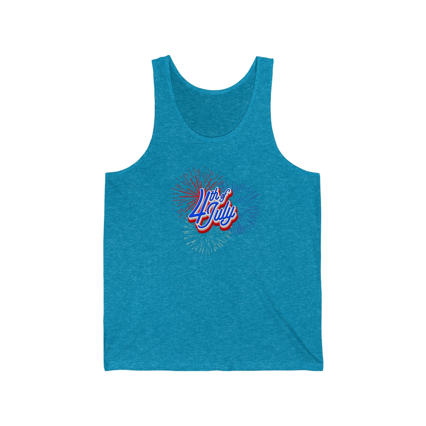 FIREWORKS TANK-Unisex Jersey Tank